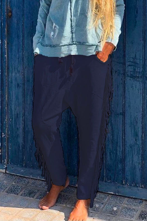 Margovil Tassel Fringes Harem Pants