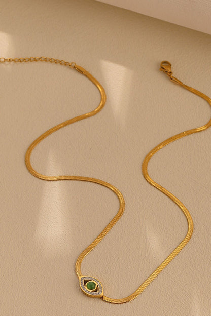 Demon's Eye Titanium Steel Necklace