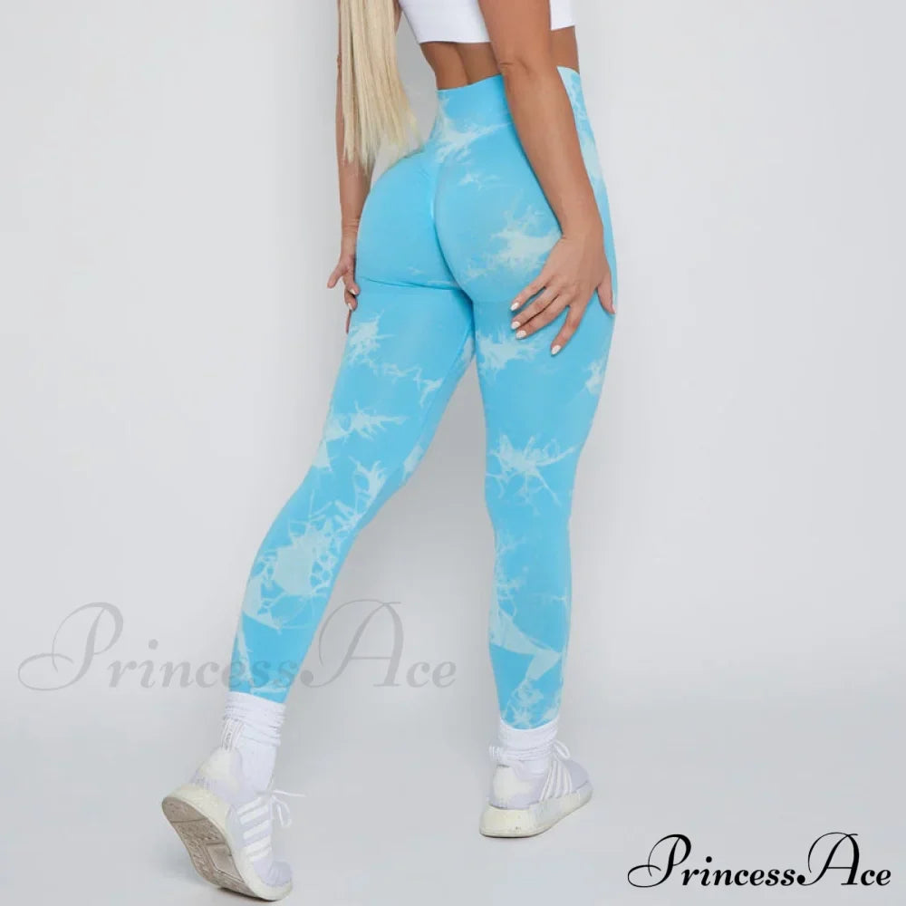 New Lightning Marble Scrunch Butt Leggings