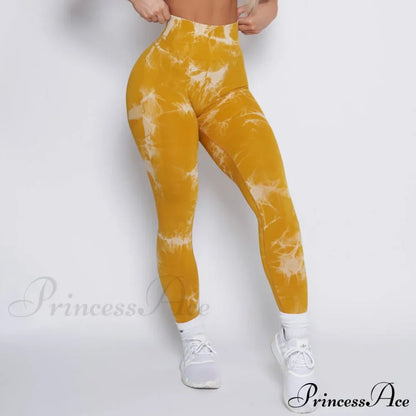 New Lightning Marble Scrunch Butt Leggings