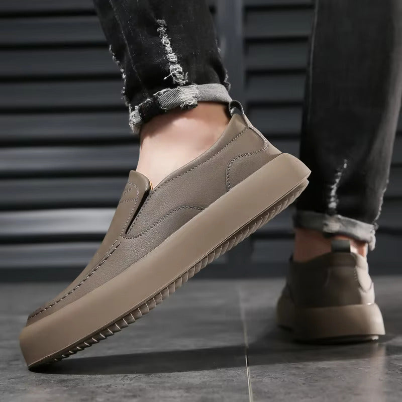 Leather Loafers | Cowhide Upper | Cushioned Sole