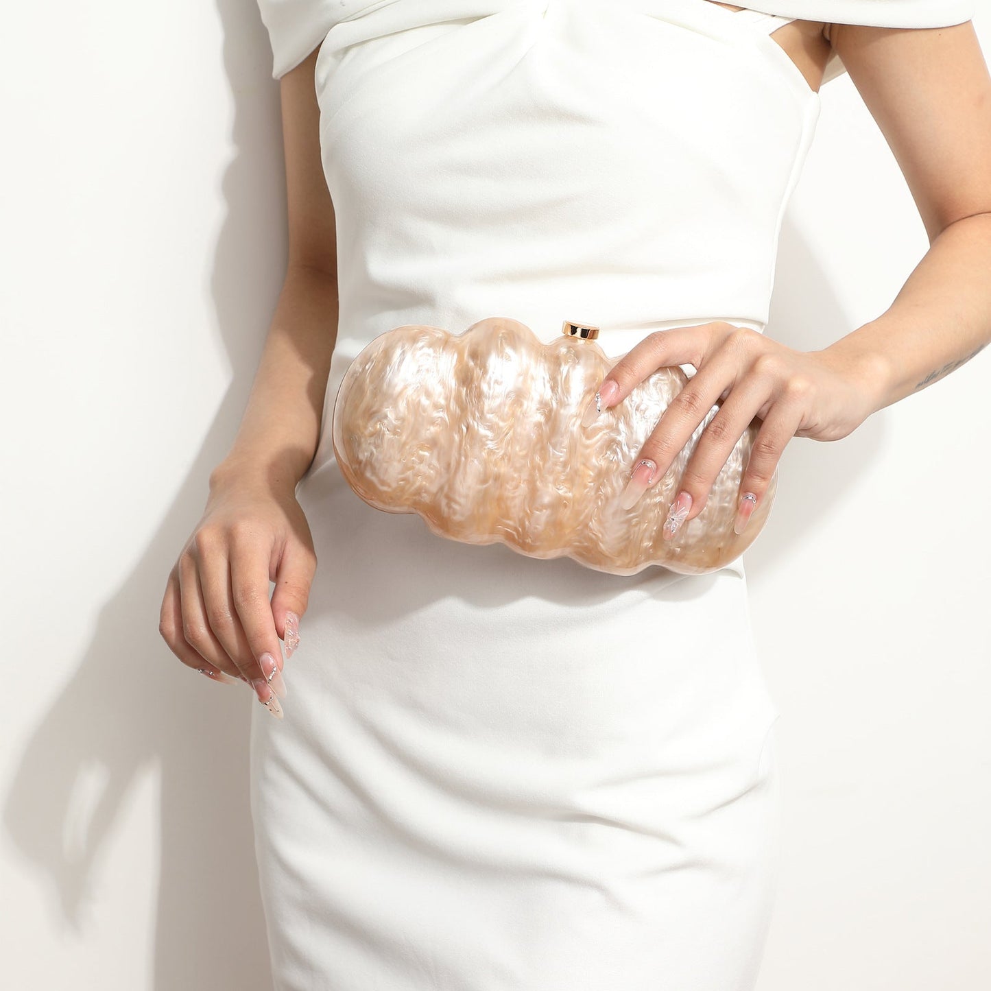 Acrylic Clutch Bag by Novalie