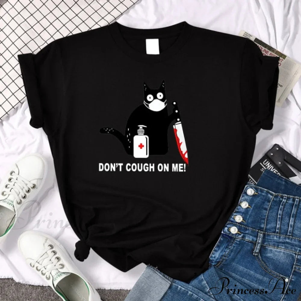 Oversize Fashion Clothing Funny Korean Style T-Shirts