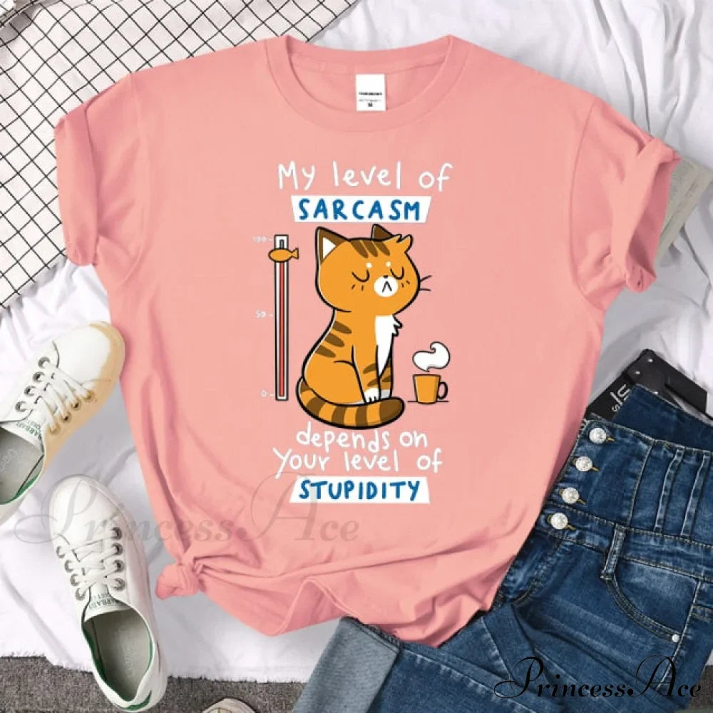Oversize Fashion Clothing Funny Korean Style T-Shirts