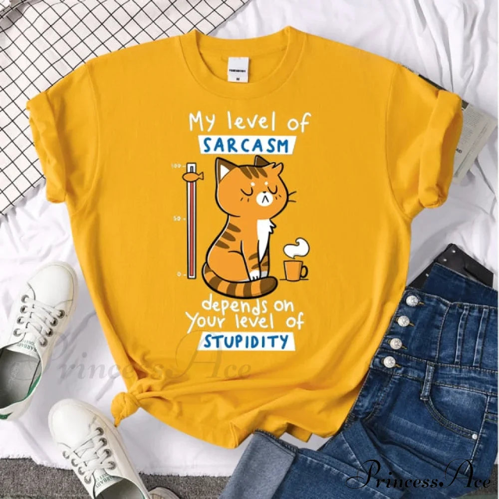 Oversize Fashion Clothing Funny Korean Style T-Shirts