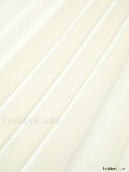 Patchwork Asymmetrical Pleated Buttoned Midi Skirt