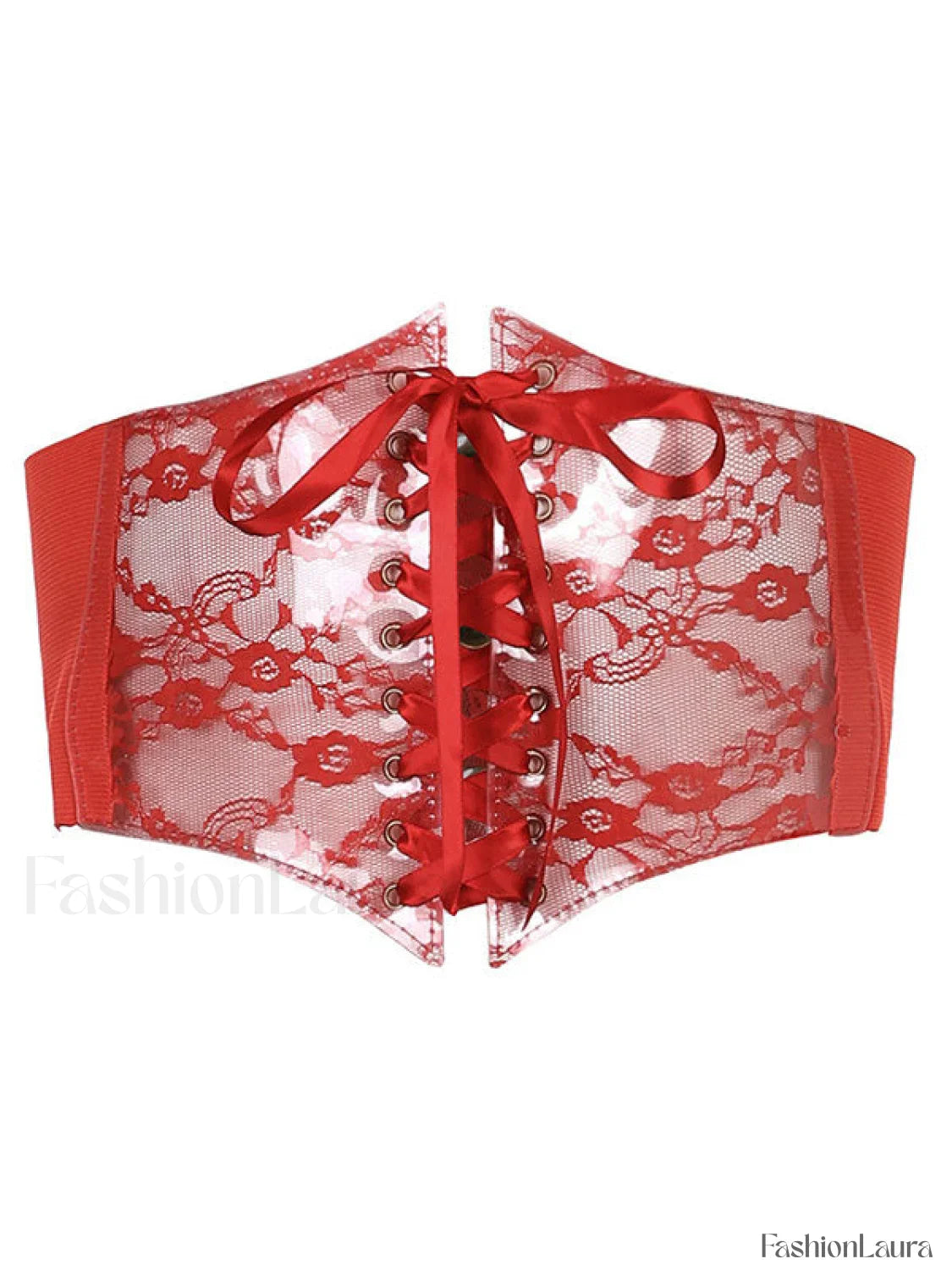 Patchwork Lace Corset Top