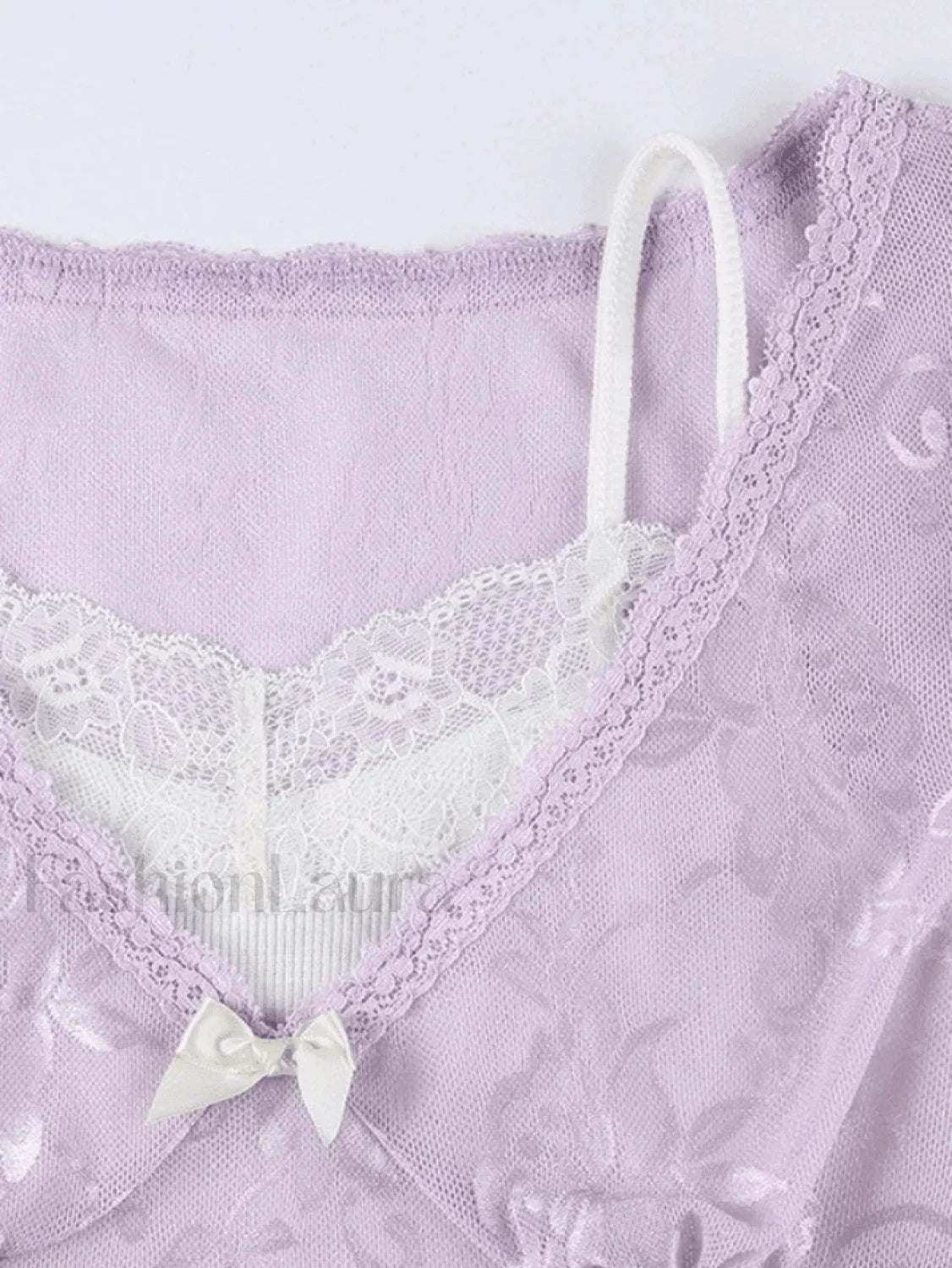 Patchwork Lace Crop Top