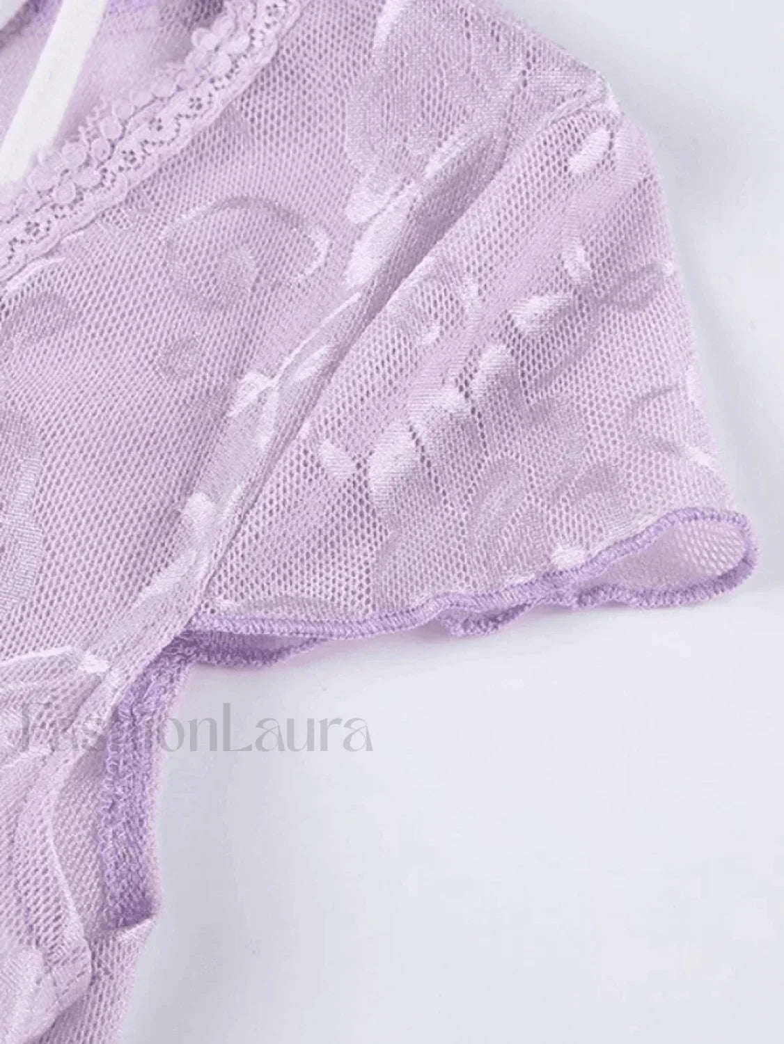 Patchwork Lace Crop Top