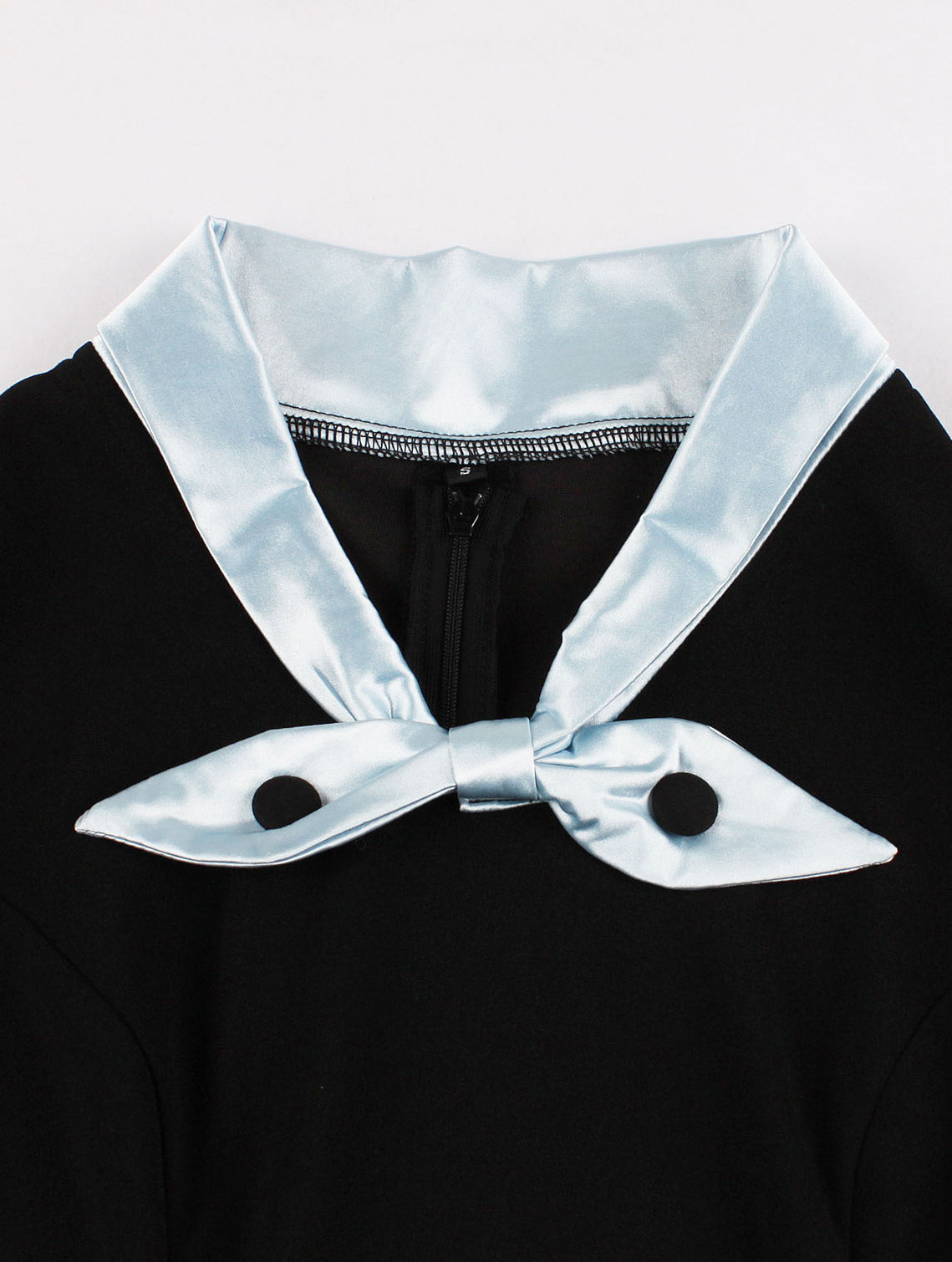 Vintage Dress 1950s Yellow Two-Tone Bows Short Sleeves Embellished Collar Medium Swing Dress