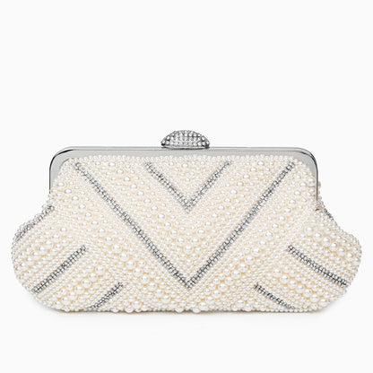 Elegant Pearl Evening Clutch