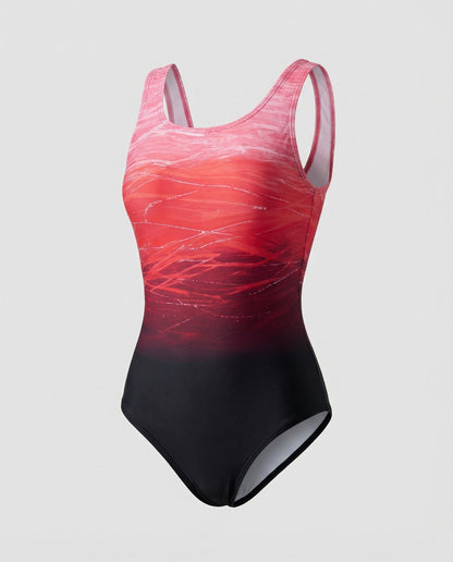 Women's Athletic One-Piece Swimsuit – Quick-Dry Sport Swimwear