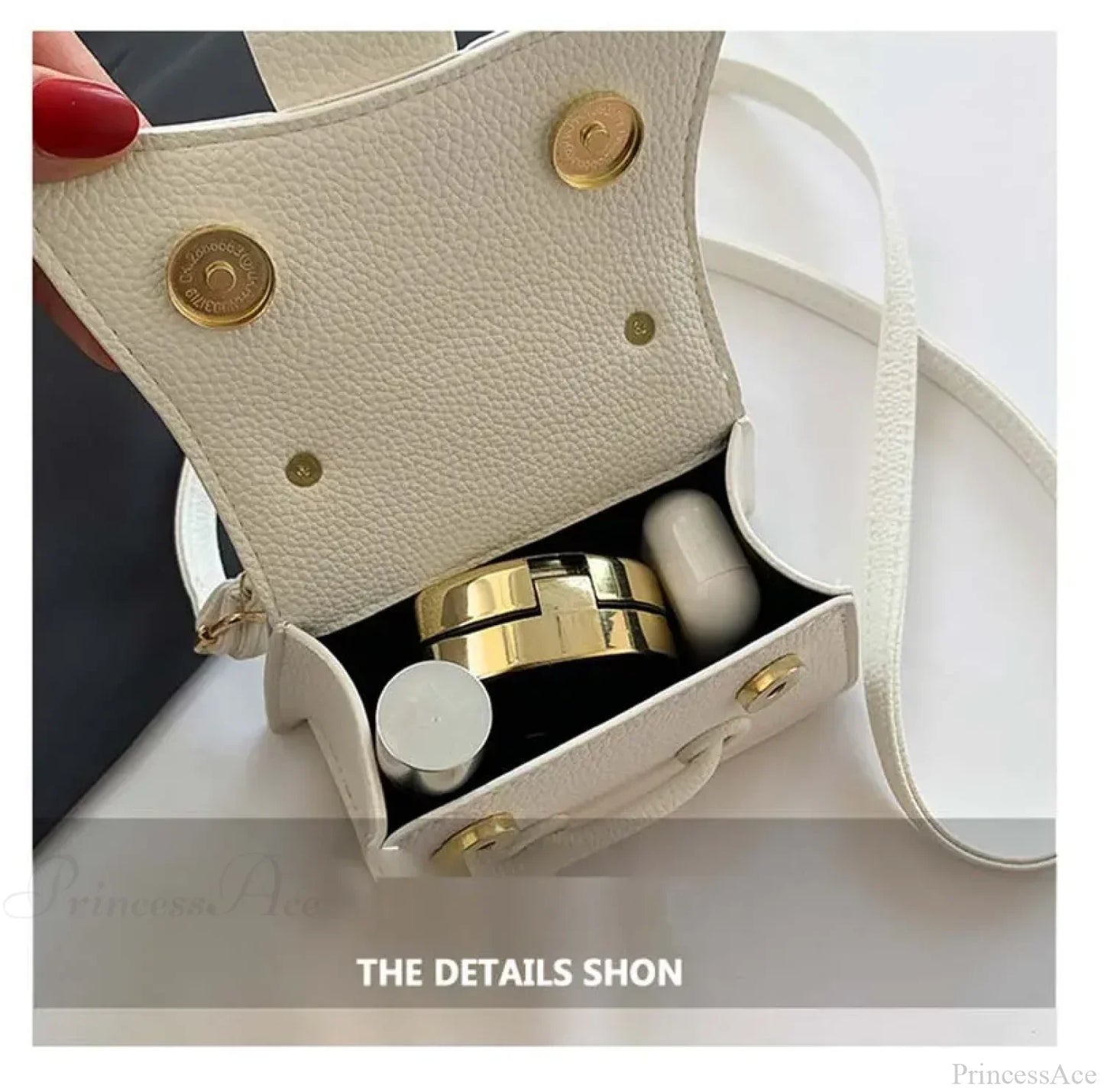 PU Leather Mini Crossbody Bag Designer Women’s Handbag