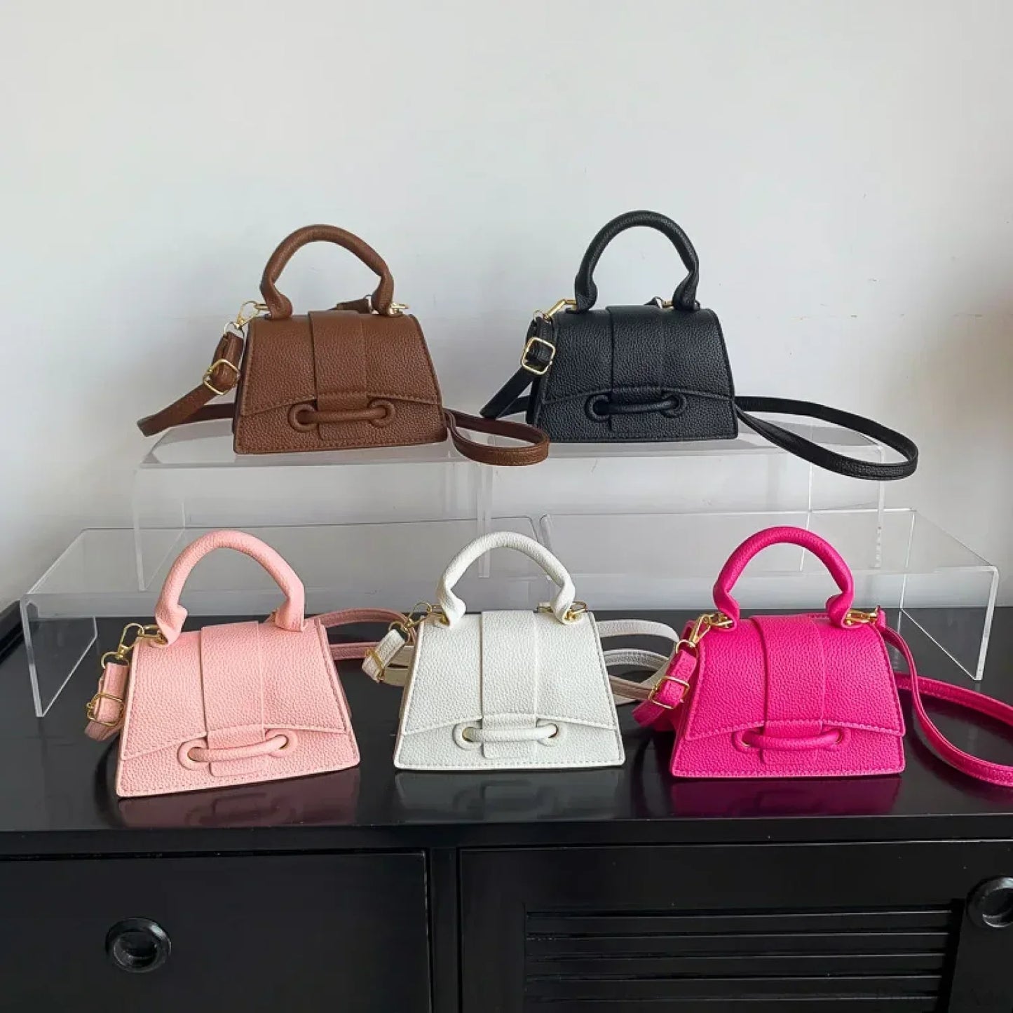 PU Leather Mini Crossbody Bag Designer Women’s Handbag