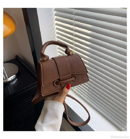 PU Leather Mini Crossbody Bag Designer Women’s Handbag