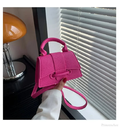 PU Leather Mini Crossbody Bag Designer Women’s Handbag