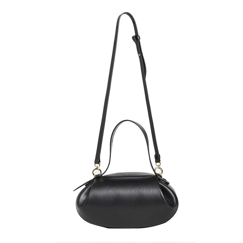 | Sculptural Round Shoulder Bag, Top Handle