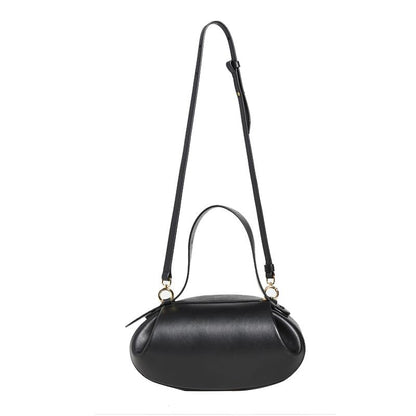 | Sculptural Round Shoulder Bag, Top Handle