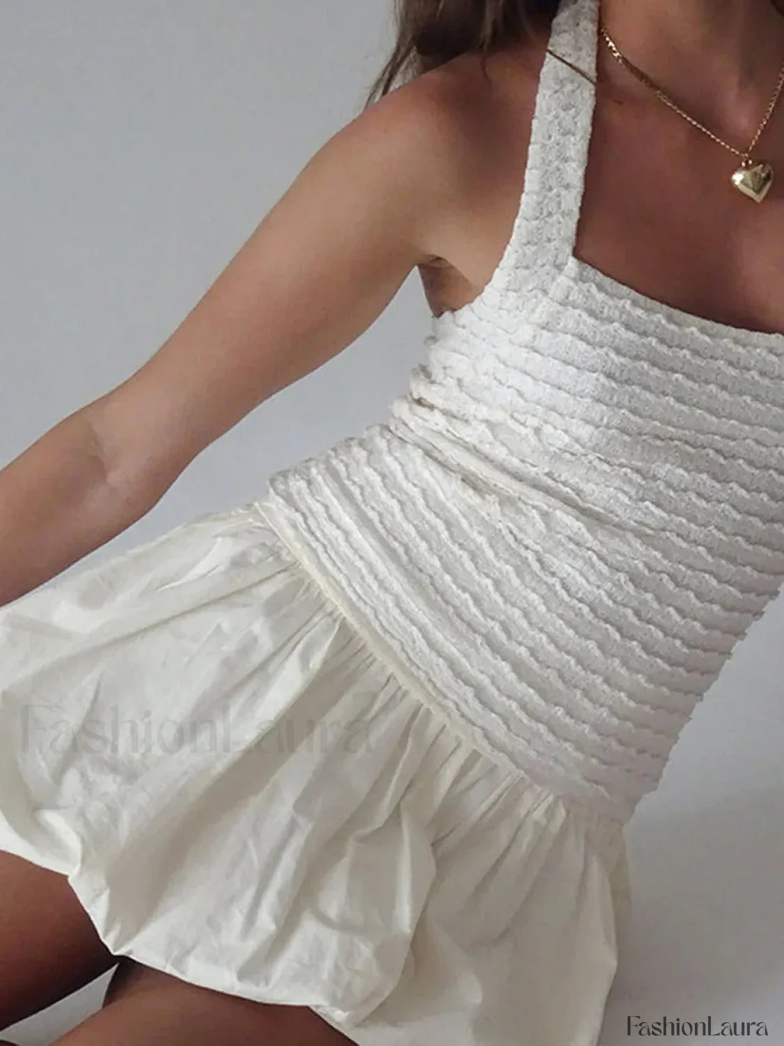 Puffy Bud A-Line Skirt