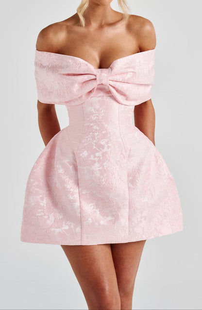 Alba Mini Dress - Blush