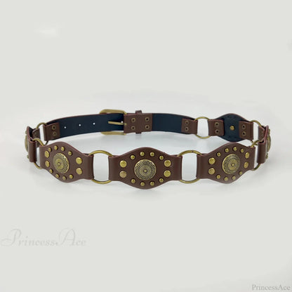 Rebellious Dark Metal Antique Corset Belt