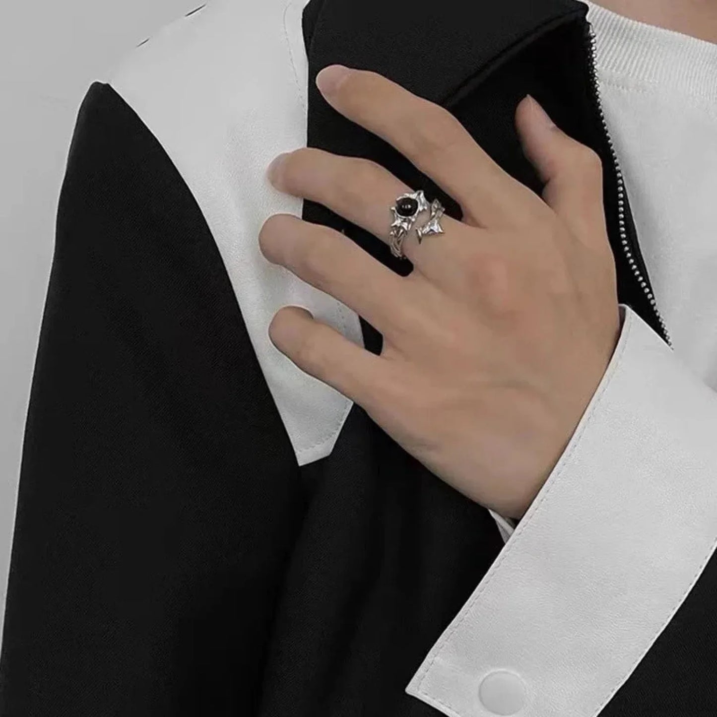 Rebellious Harajuku Dark Ring