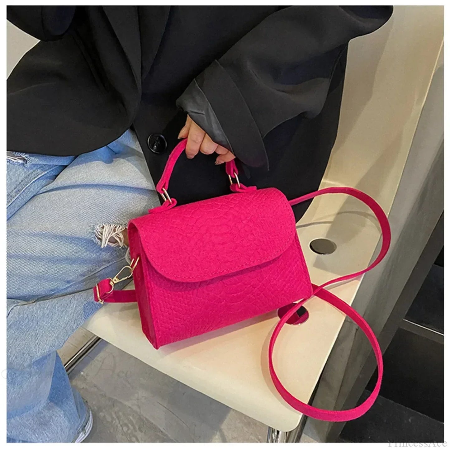 Retro Luxury Square Designer Crossbody