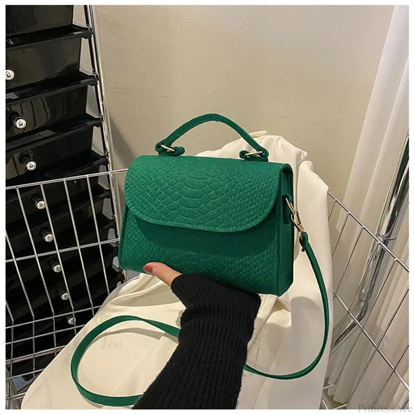 Retro Luxury Square Designer Crossbody