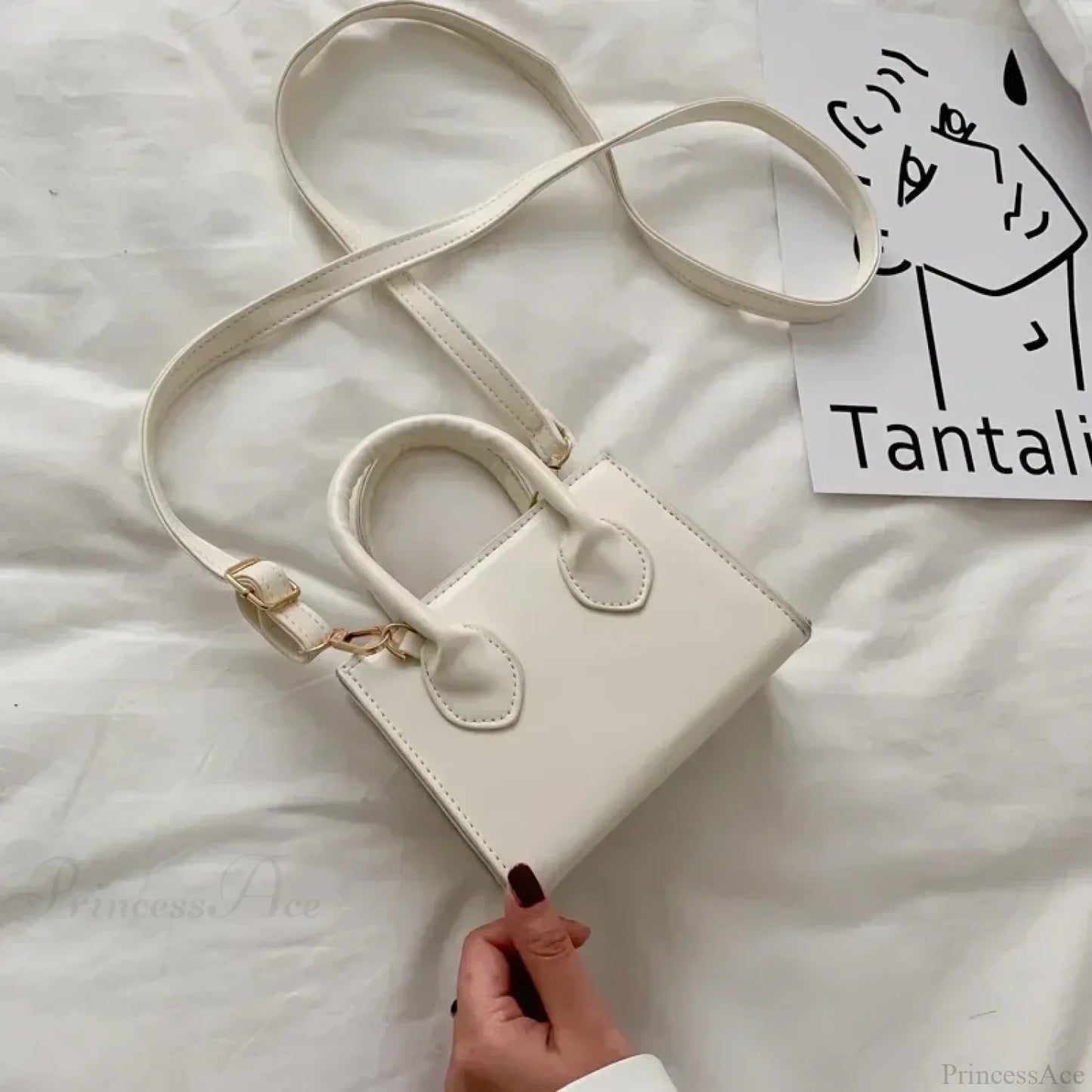 Retro Mini Crossbody Square Handbag Women’s Shoulder Bag