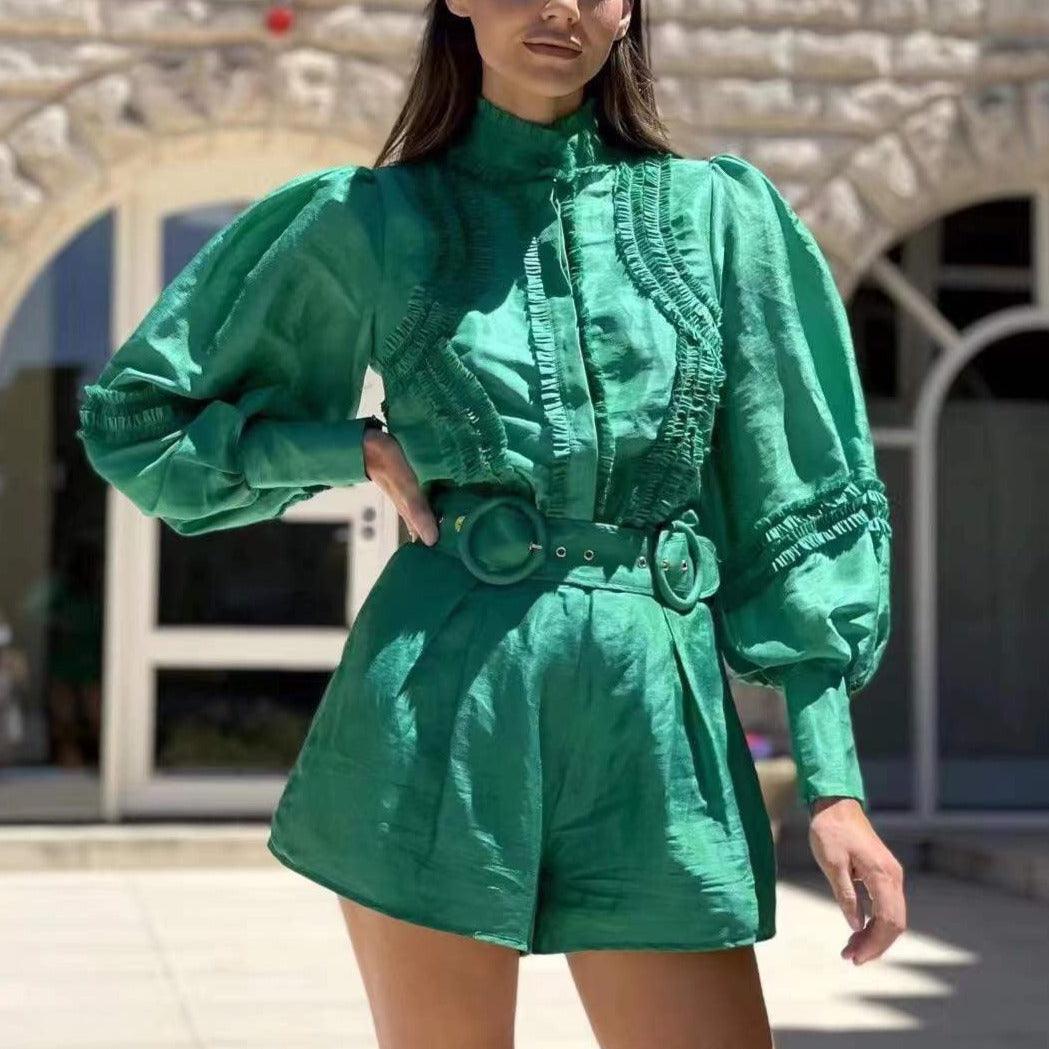 KittenAlarm - Rinda Solid Shorts Set