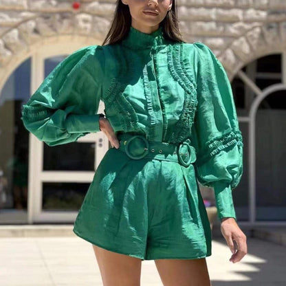 KittenAlarm - Rinda Solid Shorts Set