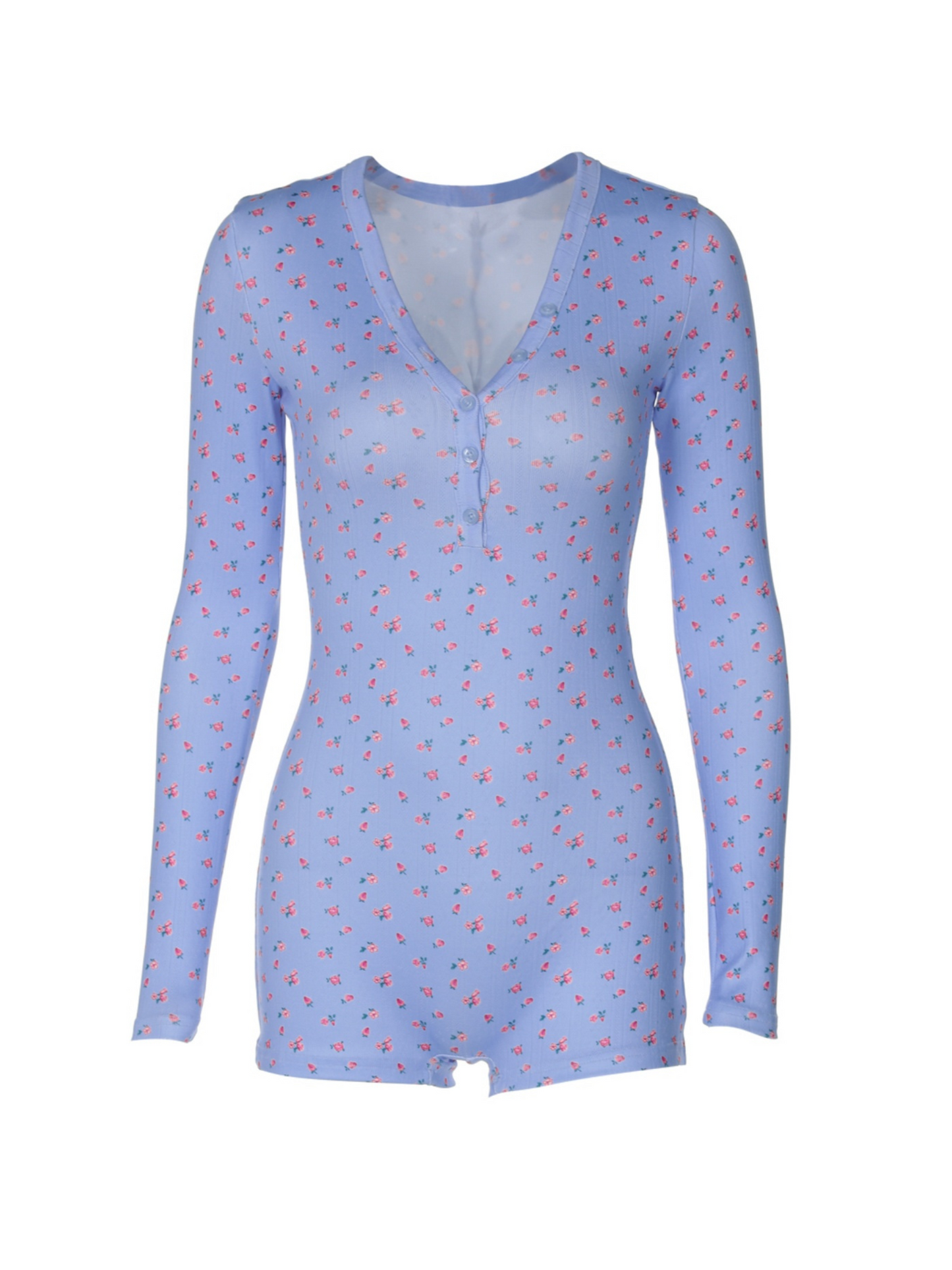 Sadee Long Sleeve Floral Romper