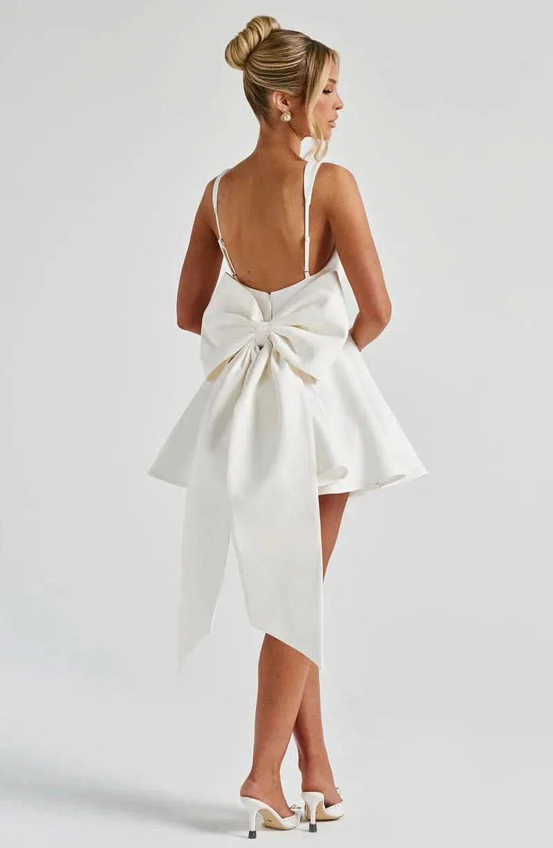 Estelle Bow Mini Dress