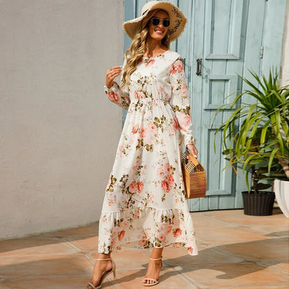 Spring Summer Bohemian Women Maxi Dress