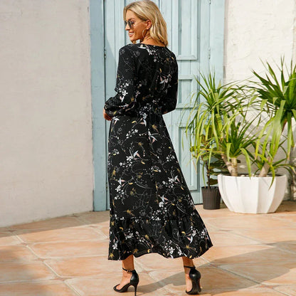 Spring Summer Bohemian Women Maxi Dress