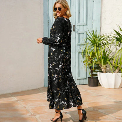Spring Summer Bohemian Women Maxi Dress