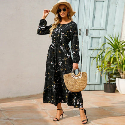 Spring Summer Bohemian Women Maxi Dress