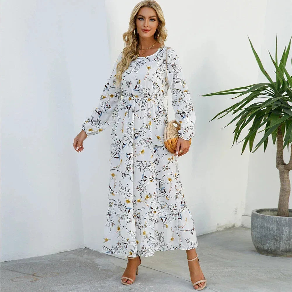 Spring Summer Bohemian Women Maxi Dress