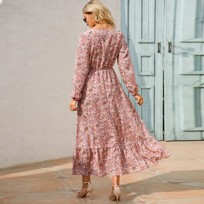 Spring Summer Bohemian Women Maxi Dress
