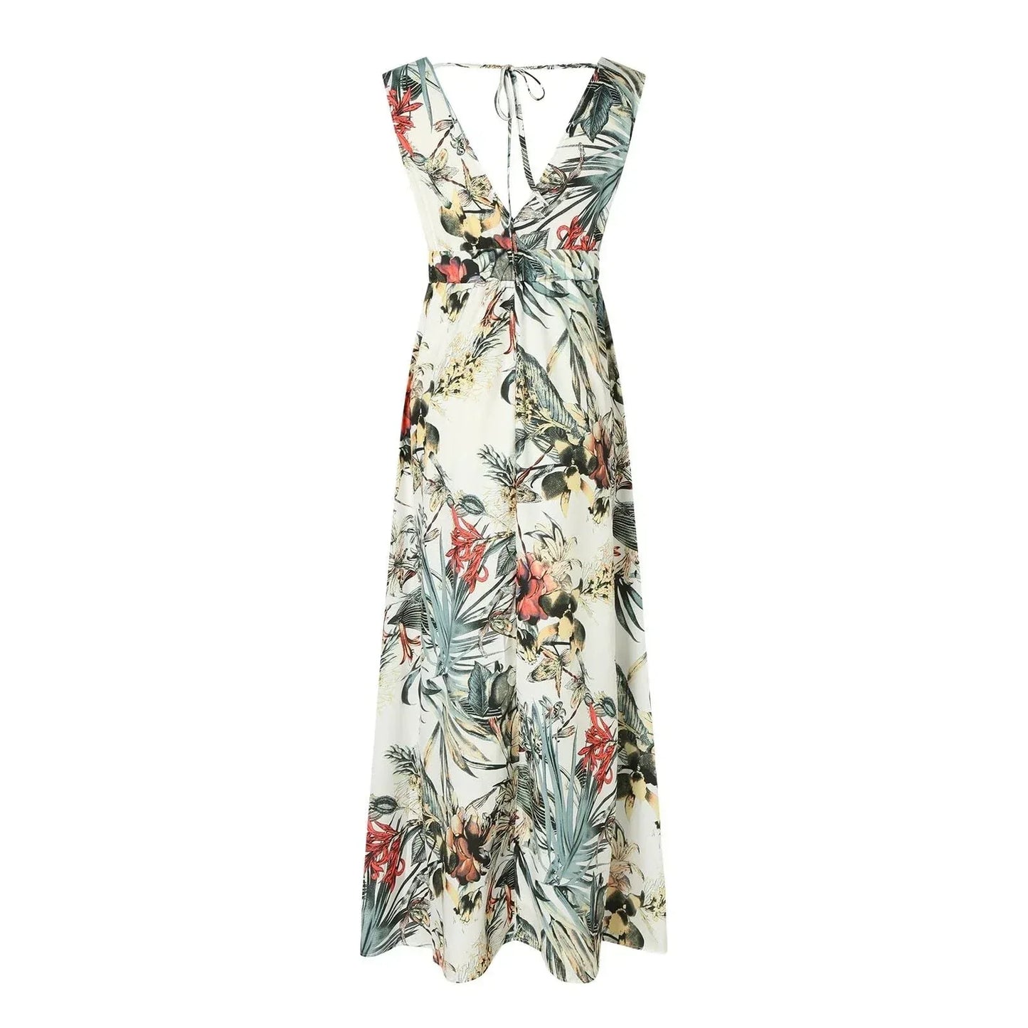 Flowy Summer Maxi Dress For Beach