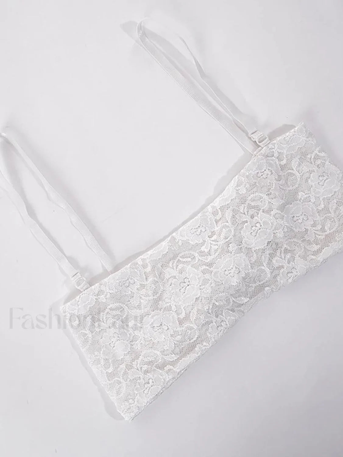 Satin Draped Lace Bralette Top