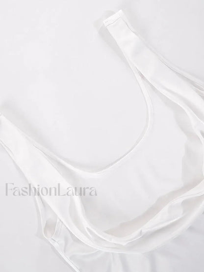 Satin Draped Lace Bralette Top
