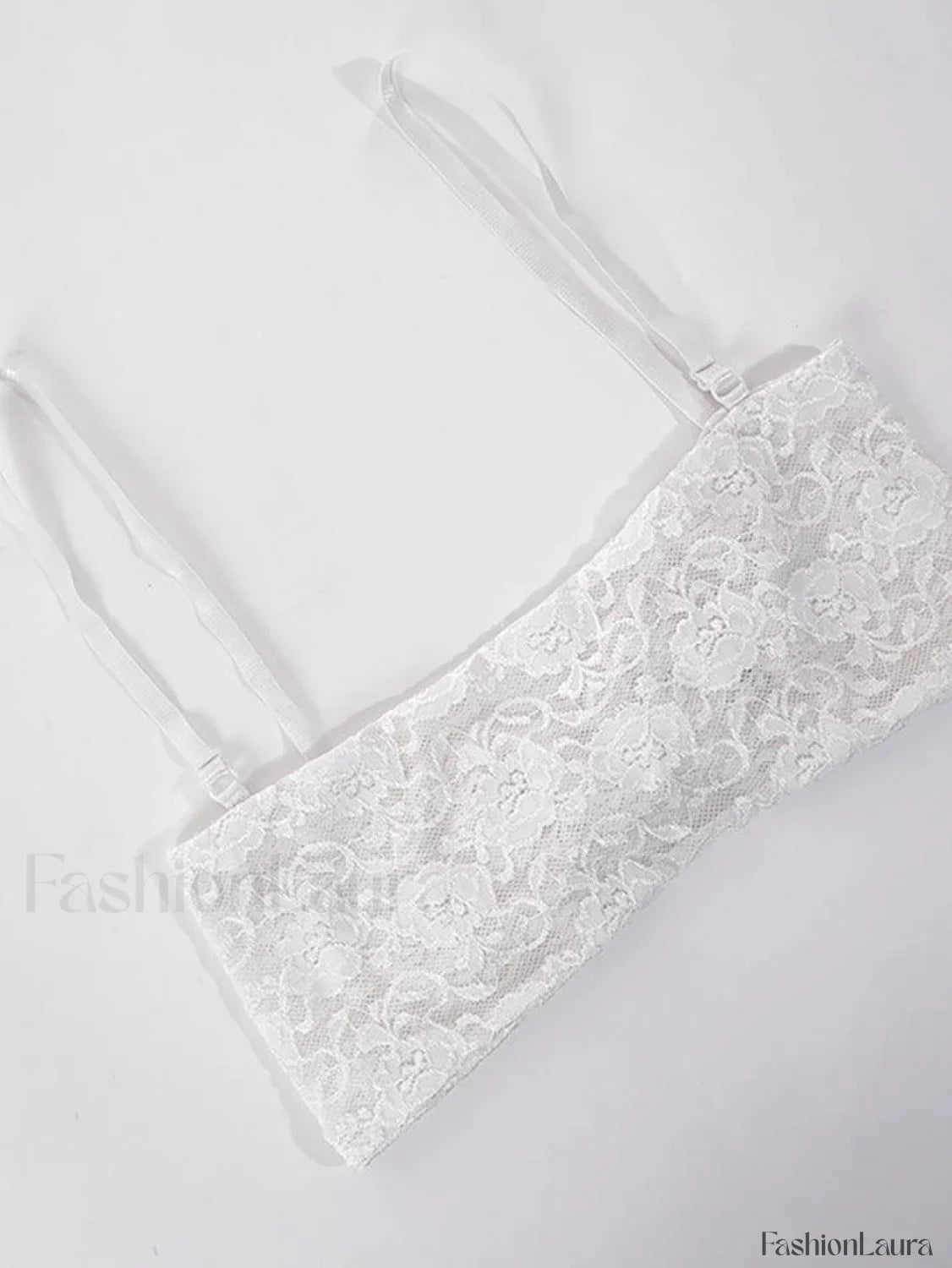 Satin Draped Lace Bralette Top
