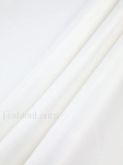 Satin Patchwork Split Maxi Skirt