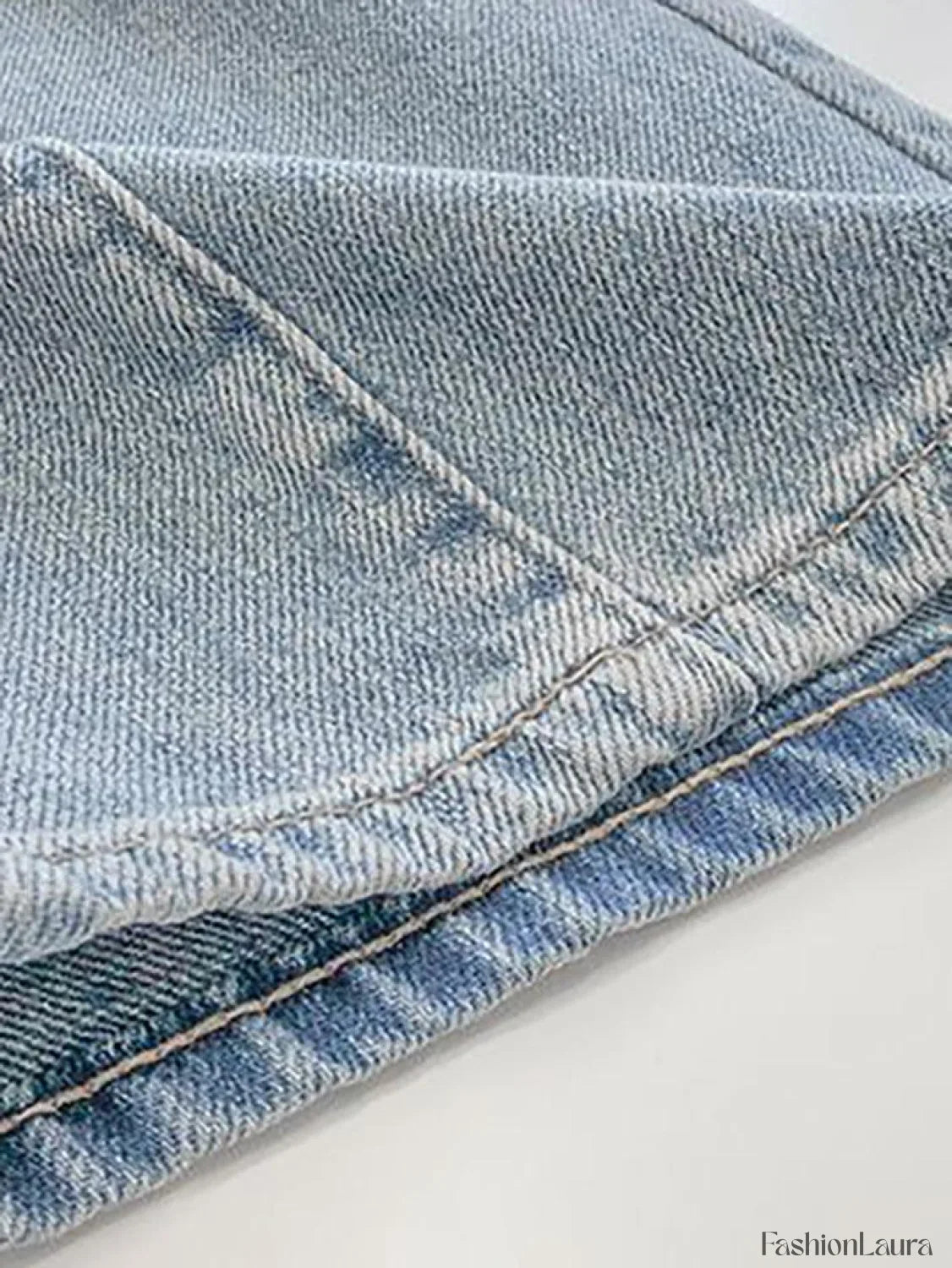 Seam Detail Washed Boyfriend Jeans