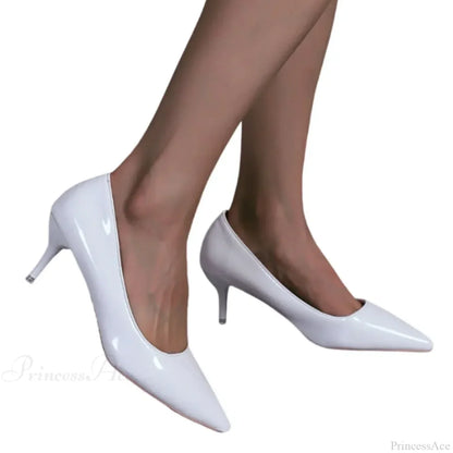 Sexy Pointed Shallow Party Elegant Autumn Trend Large Size Low Heel Pump