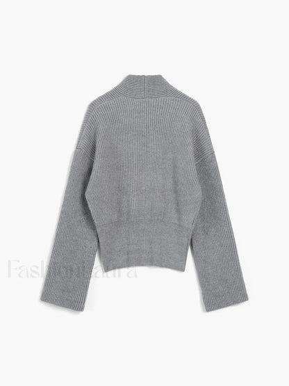 She's Effortless Graceful Wrap Sweater