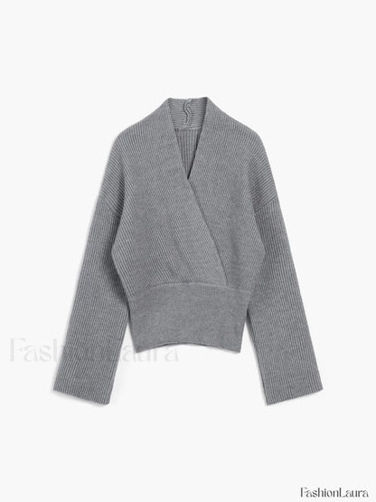 She's Effortless Wrap Sweater