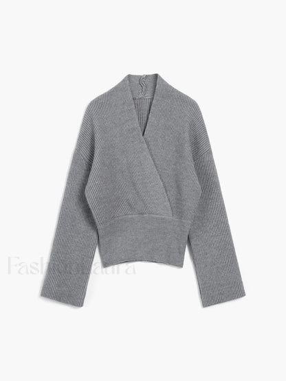She's Effortless Wrap Sweater