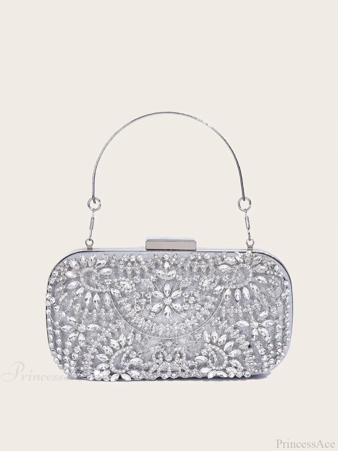 Shiny Corduroy Fashionable Dinner Party Wedding Clutch Bag